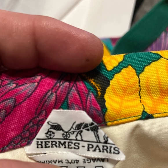 HERMES VINTAGE EUC COA* Les Perroquet Tote - Picture 14 of 14